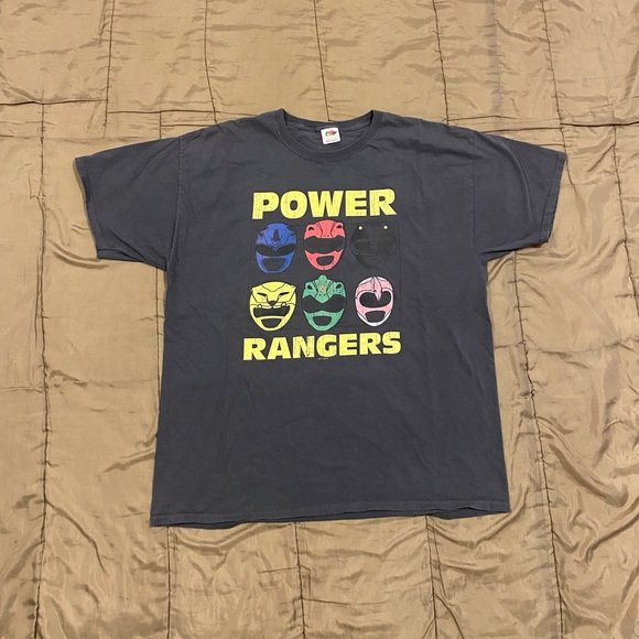 2017 Gray Power Rangers Helmet Shirt - Picture 1 of 7
